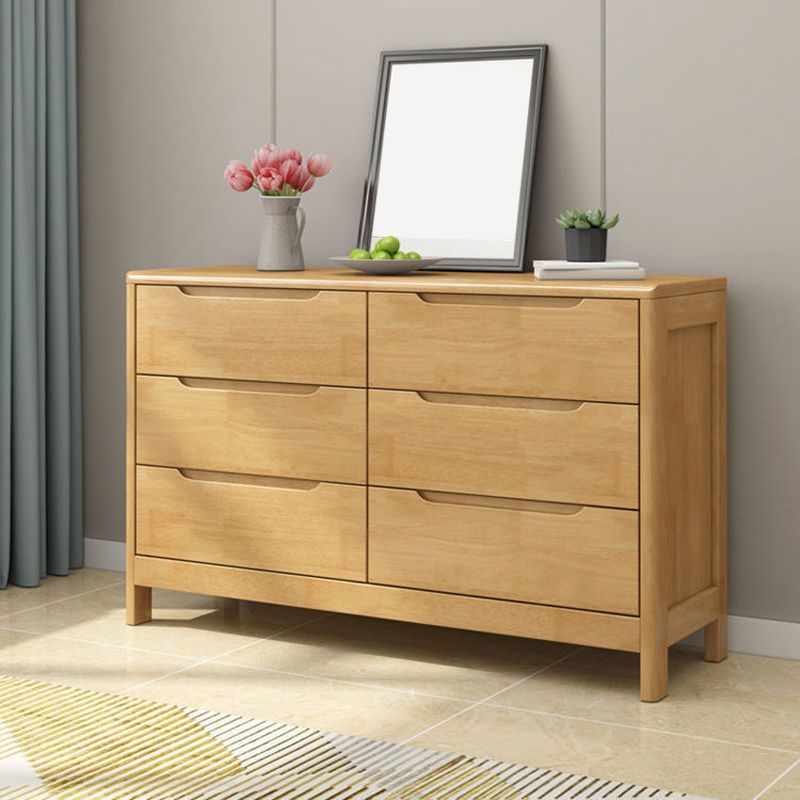 Contemporary Solid Wood Storage Chest Matte Finish Bedroom Dresser Clearhalo 'Bedroom Furniture' 'Dressers & Chests' 'dressers_chests' 'furn' 'furn_dressers_chests' 'Furniture' 1200x1200_200f3d4a-d10f-408e-83db-ab70098f9a35
