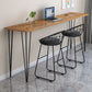Wood Bar Dining Table Modern Rectangle Bar Table with 4 Legs Base for Dining Room Kitchen Clearhalo 'Bar Furniture' 'Bar Tables' 'bar_tables' 'furn' 'furn_bar_tables' 'Furniture' 'furniture_bar_tables' 'Kitchen & Dining Furniture' 1200x1200_2010c0f0-d7b3-4703-a735-ea50568ca71b