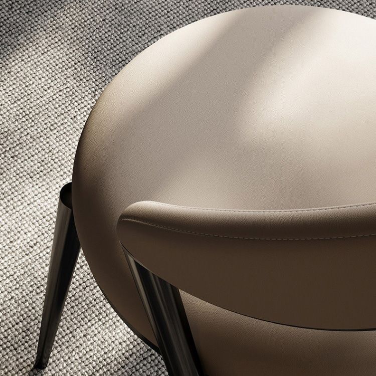 Modern Indoor Kitchen Dining Chair Open Back Dining Side Chair