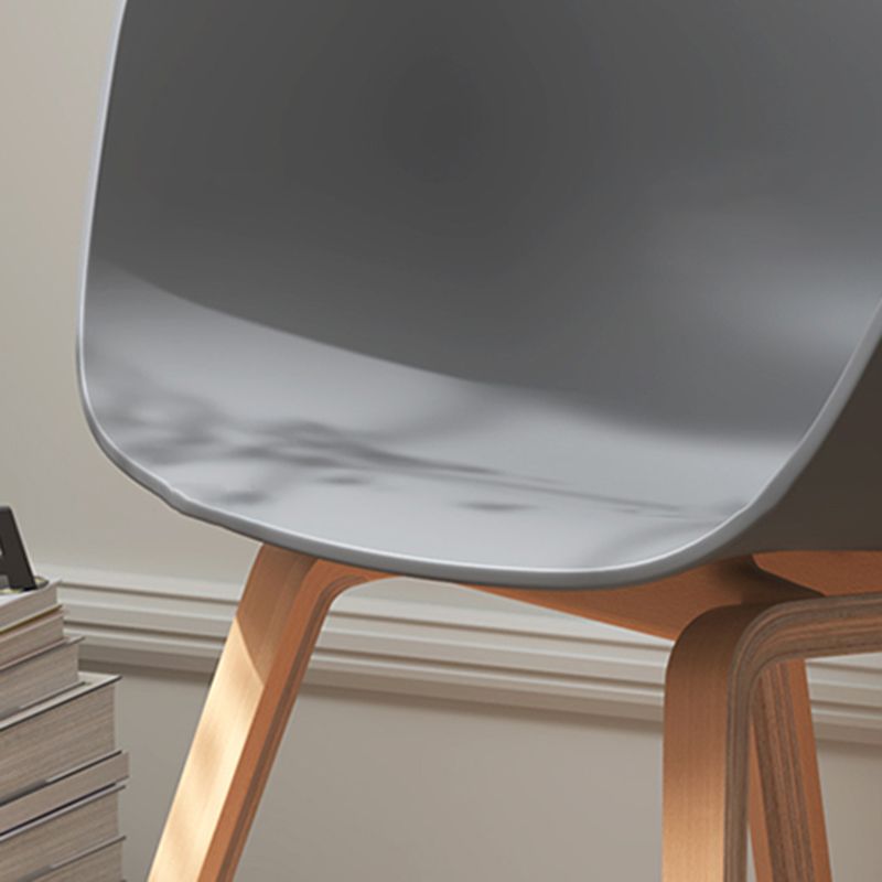 Contemporary Style Dining Room Chairs Kitchen Arm Chairs with Wooden Legs Clearhalo ' kitchen&dining_furn' 'Dining Chairs' 'Dining Tables & Seating' 'dining_chair' 'Furniture' 'furniture_dining_chair' 'Kitchen & Dining Furniture' 'kitchen' 1200x1200_2012287b-7af0-450a-9d10-7bcafcff5aa1