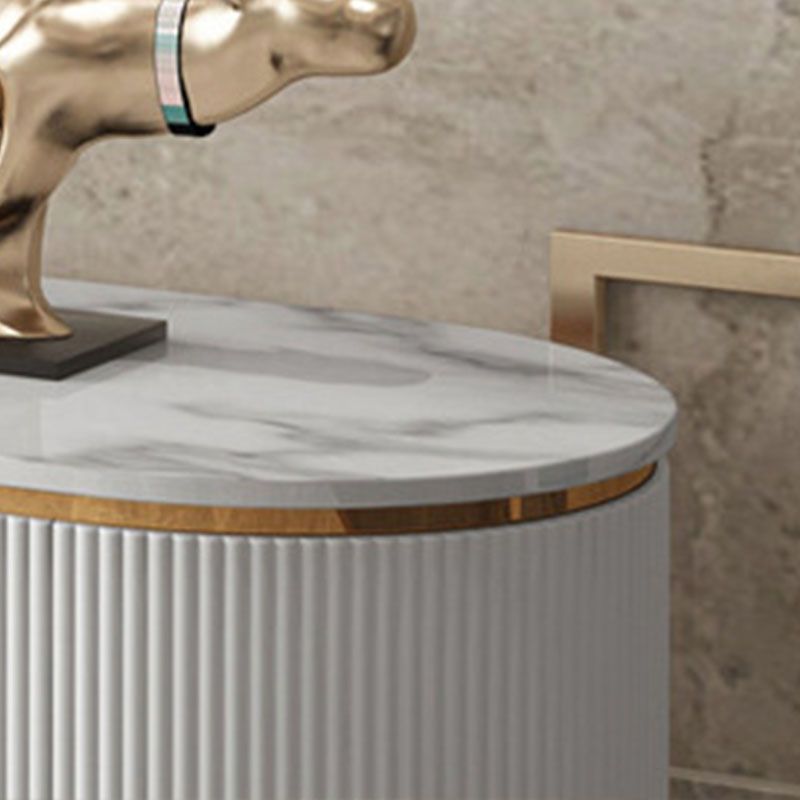 Console TV contemporanea con portaoggetti, supporto TV per console multimediale a 4 cassetti