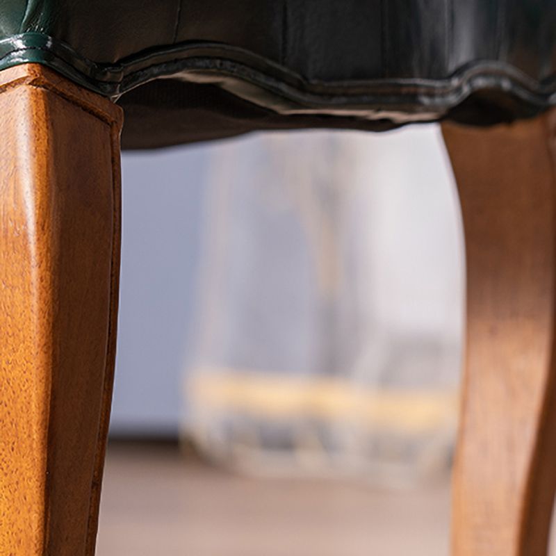 French Country Armless Dining Chairs PU Leather Upholstered Dining Side Chairs Clearhalo ' kitchen&dining_furn' 'Dining Chairs' 'Dining Tables & Seating' 'dining_chair' 'furn' 'furn_dining_chair' 'Furniture' 'furniture_dining_chair' 'Kitchen & Dining Furniture' 'kitchen' 1200x1200_201555f2-4603-4a05-8211-b38a4ca6c4ef