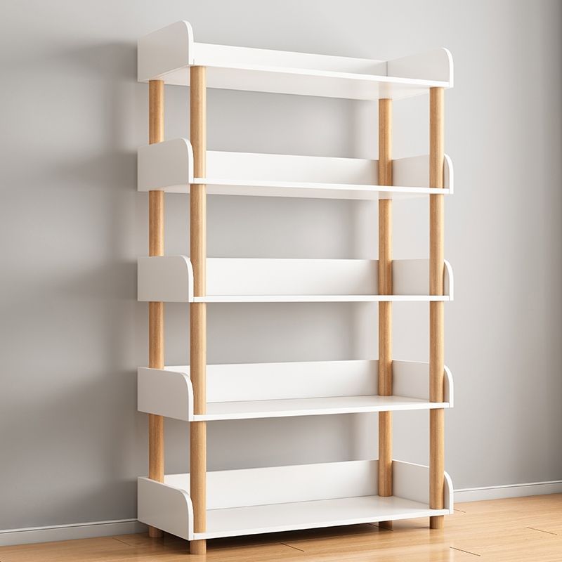 オープン木製本棚モダンなミニマリストのホームリビングルーム本棚