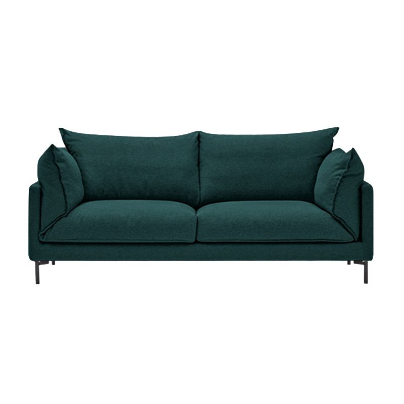 Contemporary Fabric Square Arm Loveseat Standard Loose Back Setee Clearhalo 'furn' 'furn_sofas' 'Furniture' 'furniture_sofas' 'kitchen' 'kitchen_sofas' 'Living Room Furniture' 'Sofa' 'sofas' 1200x1200_201639da-dcd9-46d3-8e1e-a2063bc0e370
