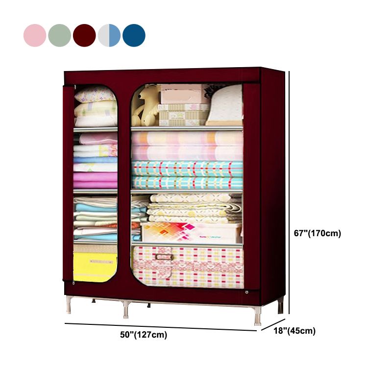 Armario no colgante de acero Armario moderno con 5 estantes