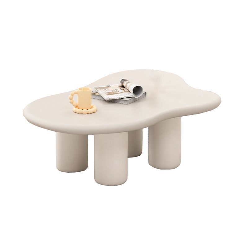 15"H Contemporary Coffee Table Wooden 4 Legs Coffee Cocktail Table Clearhalo 'Coffee & Accent Tables' 'Coffee Tables' 'coffee_tables' 'furn' 'furn_coffee_tables' 'Furniture' 'Living Room Furniture' 1200x1200_2016cdbf-1c42-4a64-b905-c4129199f818