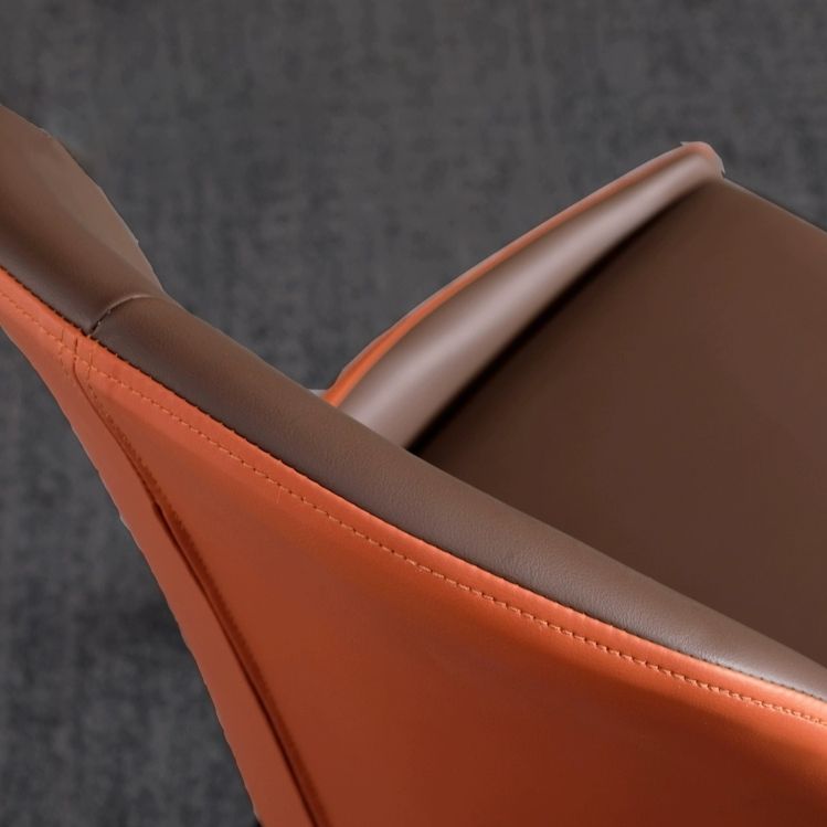 Modern Style Kitchen Metal Dining Chairs Wingback Dining Arm Side Chair Clearhalo ' kitchen&dining_furn' 'Dining Chairs' 'Dining Tables & Seating' 'dining_chair' 'furn' 'furn_dining_chair' 'Furniture' 'furniture_dining_chair' 'Kitchen & Dining Furniture' 'kitchen' 1200x1200_2016e734-33c7-4047-8c94-0080a35b0c72