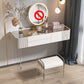 2-Drawer Contemporary Dressing Table Wooden Makeup Vanity Desk