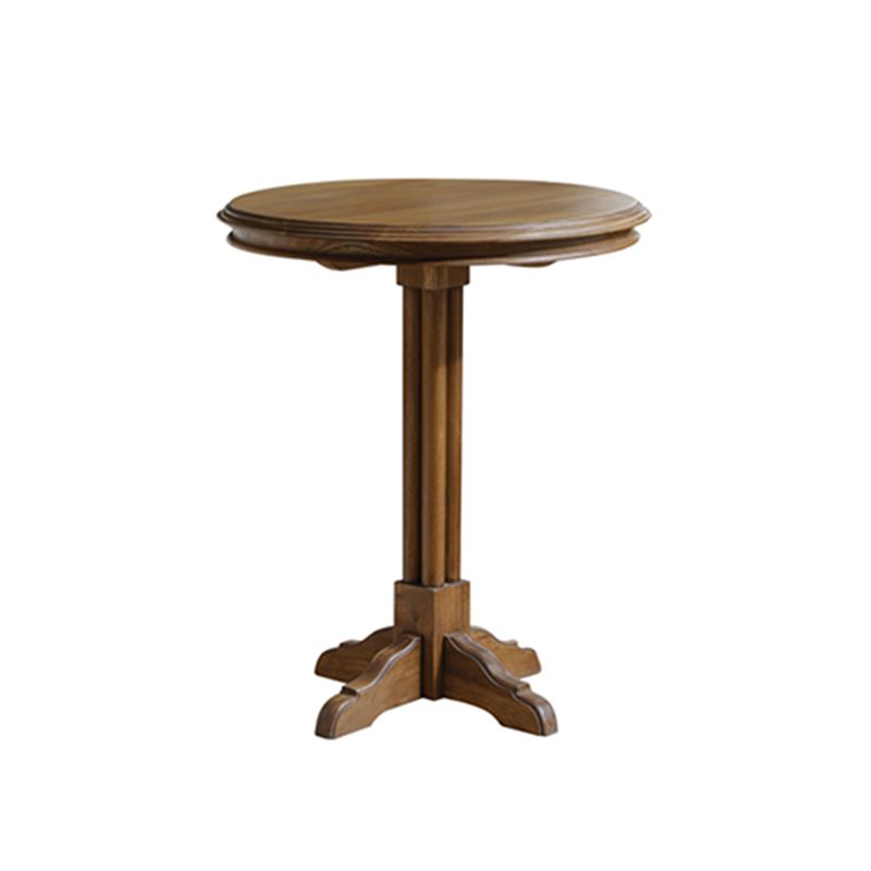 Modern Wood Geometric Dining Table Teak Wood Base for Dining Room Clearhalo 'Dining Tables & Seating' 'Dining Tables' 'dining_table' 'furn' 'furn_dining_table' 'Furniture' 'Kitchen & Dining Furniture' 1200x1200_201acfbc-b04f-497b-ac6b-29054178833a