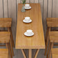 Contemporary Solid Wood Bar Stool Table Rectangle Bar Table in Brown for Indoor Clearhalo 'Bar Furniture' 'Bar Tables' 'bar_tables' 'furn' 'furn_bar_tables' 'Furniture' 'Kitchen & Dining Furniture' 1200x1200_201b1af0-5f07-4ba6-b727-260b7128cd71