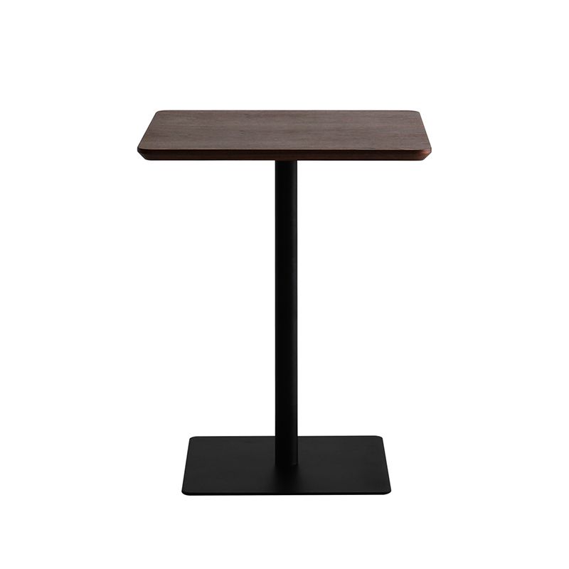 Metal Industrial Square Dining Table Solid Wood Top Indoor Table with Pedestal Base Clearhalo ' dining_table' 'Dining Tables & Seating' 'Dining Tables' 'furn' 'furn_dining_table' 'Furniture' 'furniture_dining_table' 'Kitchen & Dining Furniture' 'kitchen&dining_furn' 'kitchen' 'kitchen_dining_table' 1200x1200_201d4d27-9f28-4354-86aa-db6c00da5a63