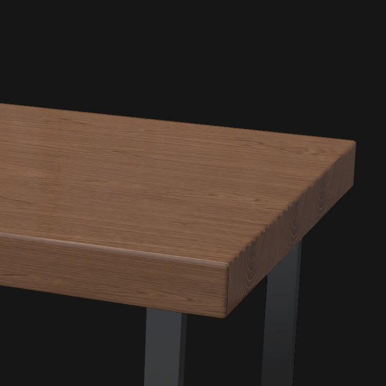 Solid Wood Dining Table Industrial Style Dining Site Table with Sled Base Clearhalo ' dining_table' 'Dining Tables & Seating' 'Dining Tables' 'furn' 'furn_dining_table' 'Furniture' 'furniture_dining_table' 'Kitchen & Dining Furniture' 'kitchen&dining_furn' 'kitchen' 'kitchen_dining_table' 1200x1200_201e7f45-3fb0-45c4-aaf0-ce47ea53d596