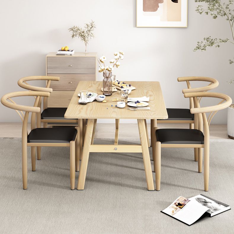 Contemporary Style Metal Chairs Fork Bone Back Arm Kitchen Dining Chair Set Clearhalo ' kitchen&dining_furn' 'Dining Chairs' 'Dining Tables & Seating' 'dining_chair' 'furn' 'furn_dining_chair' 'Furniture' 'furniture_dining_chair' 'Kitchen & Dining Furniture' 'kitchen' 1200x1200_201fd883-27fd-4d00-b6d0-9bea323ae2a2