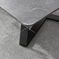 Glam Cross Legs Coffee Table Slate Rectangular Cocktail Table for Home