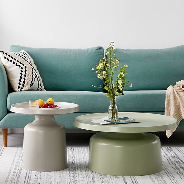 Contemporary Style Round Metal Side Table Single Base Side Table Clearhalo 'Coffee & Accent Tables' 'End & Side Tables' 'end_side_table' 'end_side_tables' 'furn' 'furn_end_side_tables' 'Furniture' 'furniture_end_side_table' 'Living Room Furniture' 1200x1200_2023340a-16eb-4d4e-a999-23203ac3f70d
