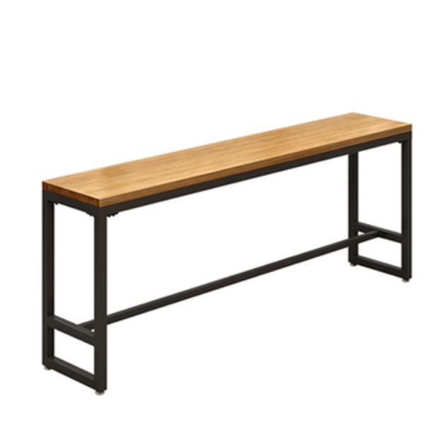 Mesa de comedor de madera de pino, mesa de Bar rectangular moderna para tienda de té con leche y cafetería