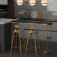 Oval Pub Table Bar Height Glam Bar Table for Indoor and Breakroom Clearhalo 'Bar Furniture' 'Bar Tables' 'bar_tables' 'furn' 'furn_bar_tables' 'Furniture' 'Kitchen & Dining Furniture' 1200x1200_202498c2-beea-4a91-bbe4-0201aecef91e