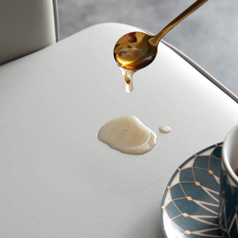 Glamderleder Esstuhl offener Essnebel Möbel mit Eisenbeinen in mattem Finish