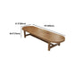 Pine Solid Wood Writing Desk Industrial Style Oval Office Desk with Trestle Base