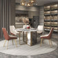 Round Dining Set 1/3/4/5/7 Pcs Stone Dining Table and Upholstered Chairs Clearhalo 'Dining Room Sets' 'Dining Tables & Seating' 'dining_room_set' 'furn' 'furn_dining_room_set' 'Furniture' 'Kitchen & Dining Furniture' 1200x1200_20264ab4-4d69-46bb-9307-15152dd859ef