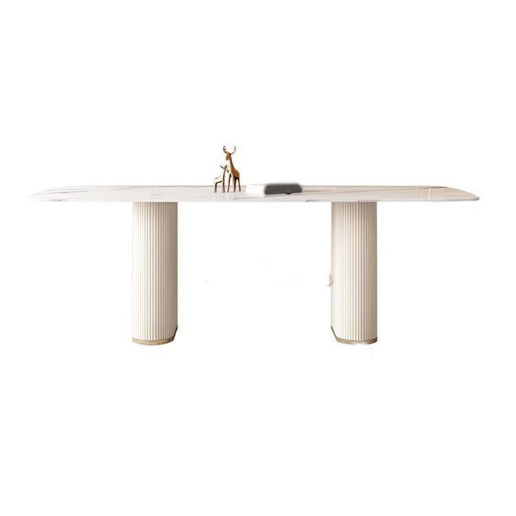 Modern 1/4/5/7 Pieces Dining Set Rectangle Stone Dining Table Set for Dining Room