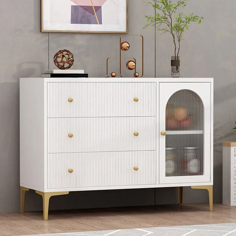 Support d'affichage contemporain armoire en bois avec portes pour le salon