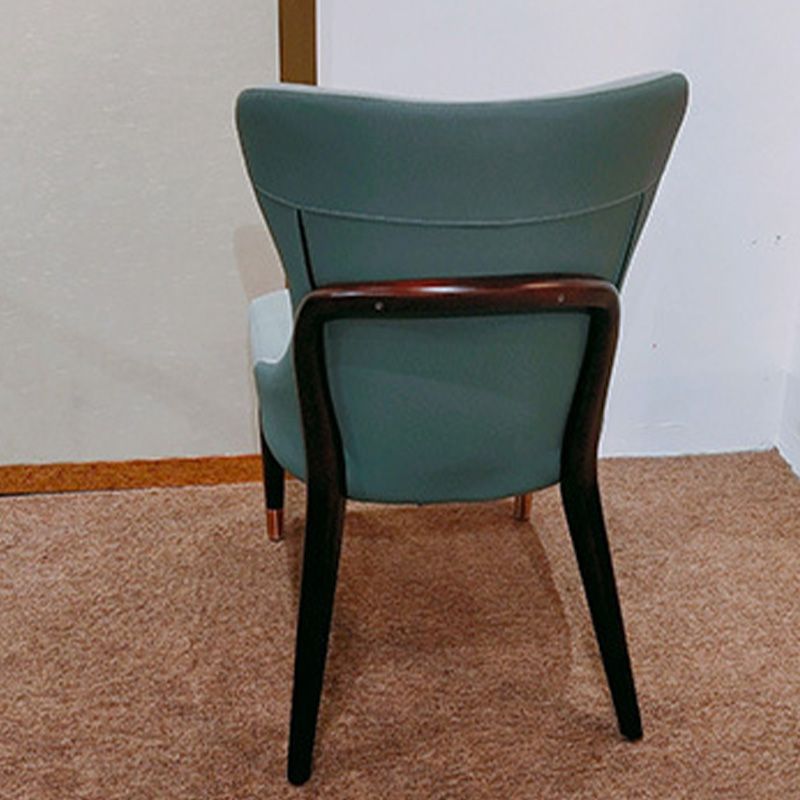 Contemporary Upholstered Dining Chairs Parsons Side Chair in Blue Clearhalo 'Dining Chairs' 'Dining Tables & Seating' 'dining_chair' 'furn' 'furn_dining_chair' 'Furniture' 'Kitchen & Dining Furniture' 1200x1200_202a2777-3f55-4432-af85-c3243268175a