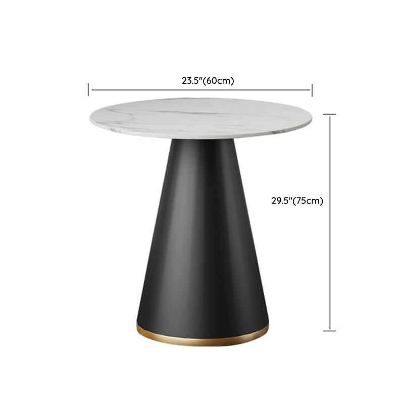 Moderne stijl gesinterde stenen dinerset rond 1/3/5 stukken eetgelegenheid set voor thuisgebruik