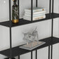 Industrial Metal Open Etagere Bookshelf Vertical Bookshelf for Office Clearhalo 'Bookcases' 'furn' 'furn_bookcases' 'Furniture' 'furniture_bookcases' 'kitchen' 'kitchen_bookcases' 'Living Room Furniture' 'Office Furniture' 1200x1200_202b1ca0-c6a2-42f9-9418-b453404805db