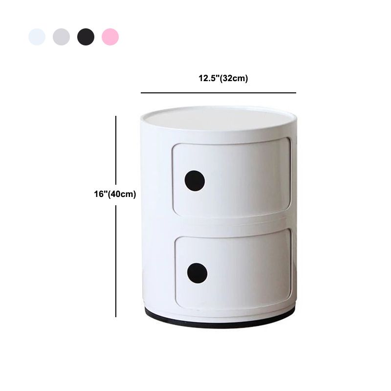 2/3/4-Türer-Nachttisch (Indien) 12,6 "H Plastik-Nachttischschrank