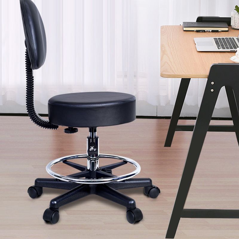 1 Pcs Scandinavian Adjustable Height Counter Stools Metal Black Bar Stools with Footrest Clearhalo 'Bar Furniture' 'Bar Stools' 'bar_stools' 'furn' 'furn_bar_stools' 'furniture_bar_stools' 'Kitchen & Dining Furniture' 'kitchen&dining_furn' 'kitchen' 'kitchen_furn' Furniture' 1200x1200_202bd3f3-3592-4503-93b1-35a5db2b60f3