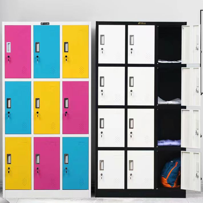 Zeitgenössischer Schrank mit Scharnier -Türen Metall Matte Finish Badezimmer Lagerschrank