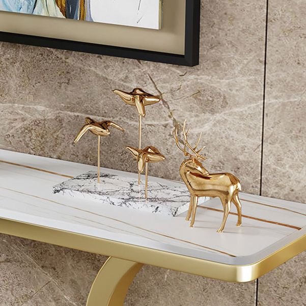 31.5 "Table de acento de 1 estante de altura Mesa de consola de glamour para Hall para Hall