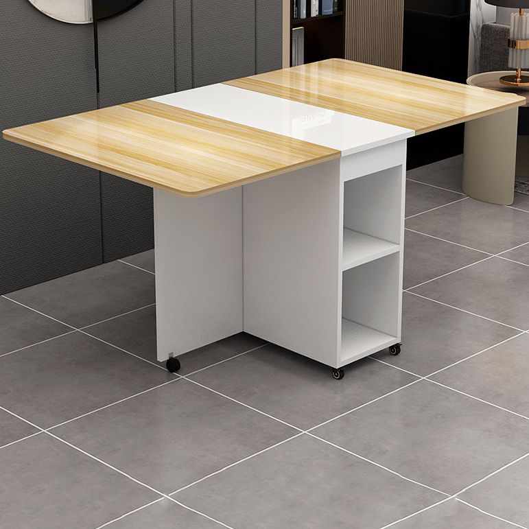 Mid-Century Style Dining Table Rectangle Wooden Home Use Dining Table Clearhalo ' dining_table' 'Dining Tables & Seating' 'Dining Tables' 'furn' 'furn_dining_table' 'Furniture' 'furniture_dining_table' 'Kitchen & Dining Furniture' 'kitchen&dining_furn' 'kitchen' 'kitchen_dining_table' 1200x1200_202ffa83-998e-4f67-865d-5c7f770e3dd5