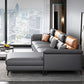 Contemporary Sofa Faux Leather Pillow Top Arm Sectional with Removable Cushions Clearhalo 'furn' 'furn_sectionals' 'Furniture' 'furniture_sectionals' 'kitchen' 'kitchen_sectionals' 'Living Room Furniture' 'Sectionals' 1200x1200_20330a67-0589-420a-b281-07a03c5711e2