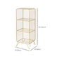 11" Wide Glam Shelf Bookcase Closed Back Gold Metal Bookcase Clearhalo 'Bookcases' 'furn' 'furn_bookcases' 'Furniture' 'Office Furniture' 1200x1200_2033dcd6-280b-4fa2-8cca-b580593b01f7