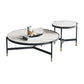 3 Legs 2 Piece Bunching Coffee Tables Minimalist Round Stone Cocktail Table Clearhalo 'Coffee & Accent Tables' 'Coffee Tables' 'coffee_tables' 'furn' 'furn_coffee_tables' 'Furniture' 'Living Room Furniture' 1200x1200_203488cf-3282-4f31-a10d-4b99e5728b4e