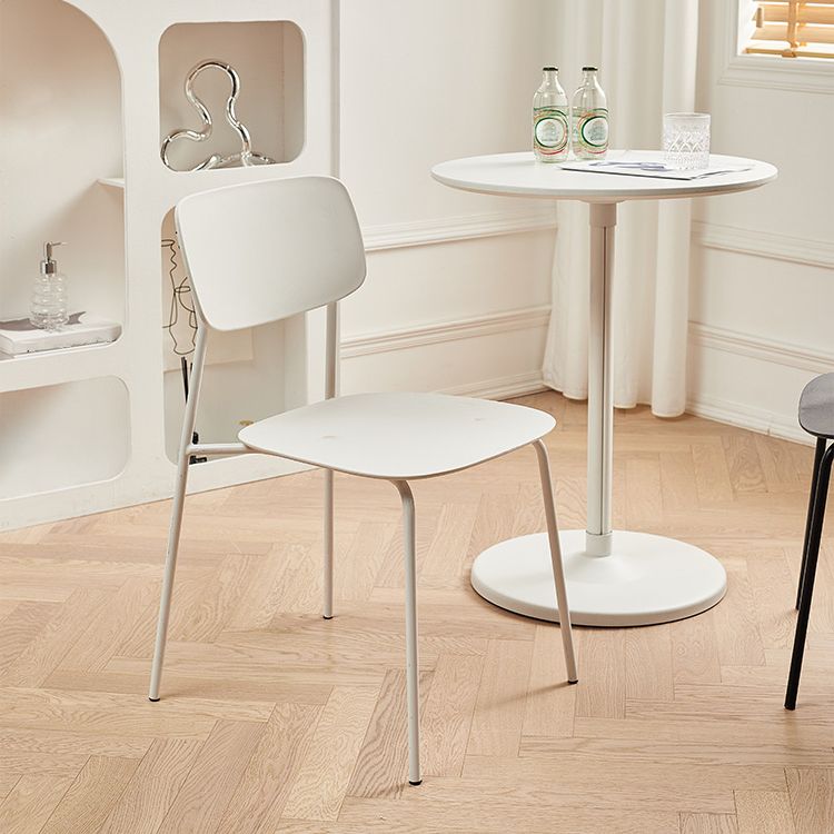Contemporary Style Dining Chair Dining Armless Stackable Side Chair with Metal Legs Clearhalo ' kitchen&dining_furn' 'Dining Chairs' 'Dining Tables & Seating' 'dining_chair' 'furn' 'furn_dining_chair' 'Furniture' 'furniture_dining_chair' 'Kitchen & Dining Furniture' 'kitchen' 1200x1200_2039167c-eea2-4ffd-85e5-3f56ccd1696b
