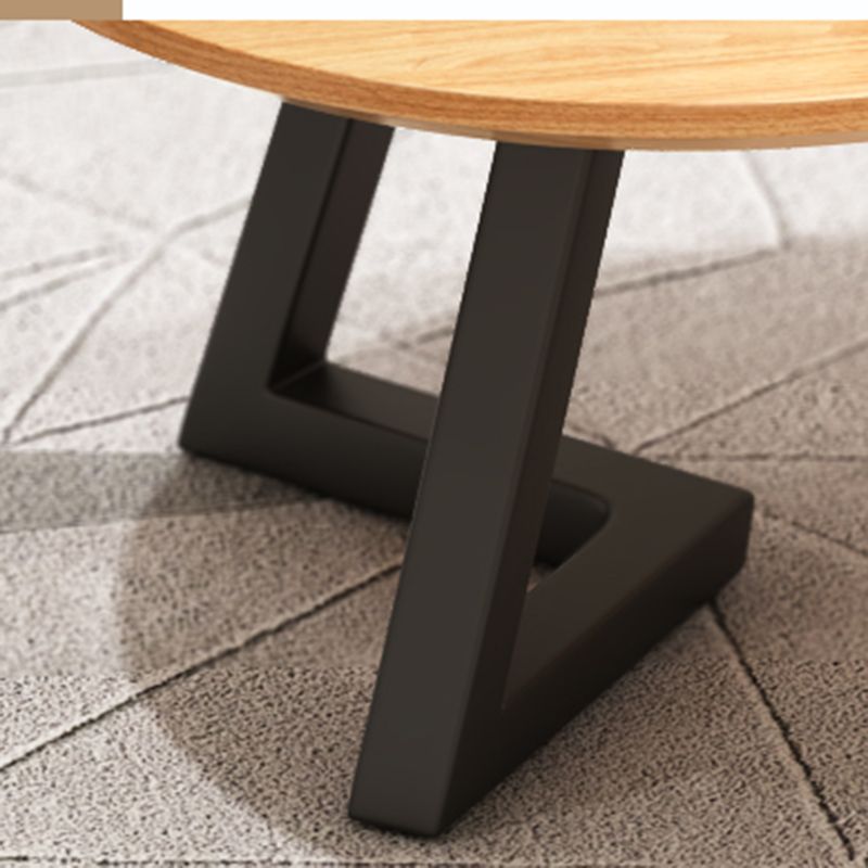 Solid Wood 2 Legs Coffee Table Modern Minimalist Coffee Table Clearhalo 'Coffee & Accent Tables' 'Coffee Tables' 'coffee_tables' 'furn' 'furn_coffee_tables' 'Furniture' 'Living Room Furniture' 1200x1200_2039e5ca-086c-4406-940d-9a961f0dc408