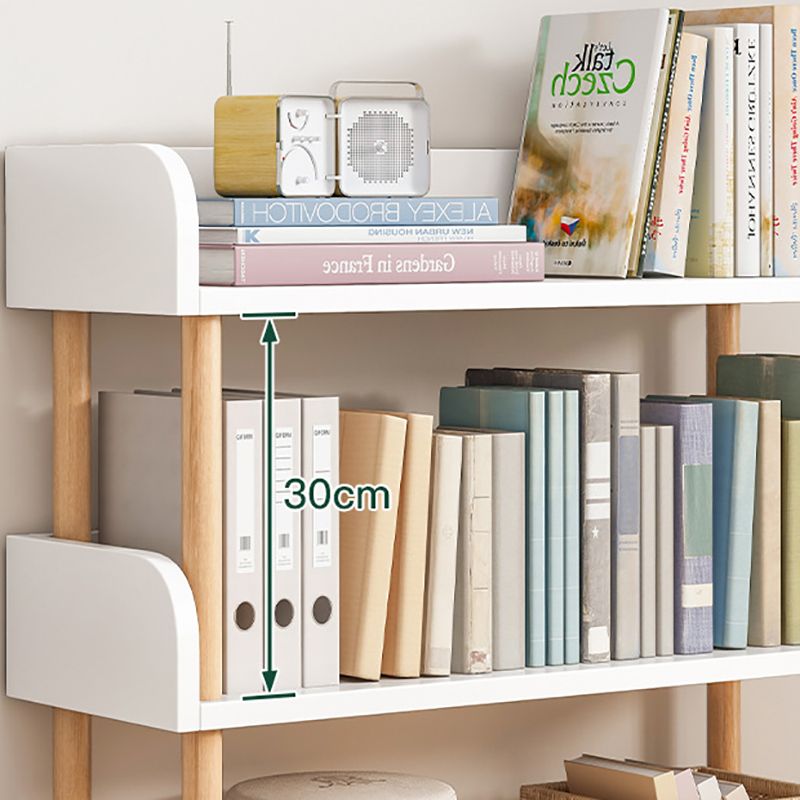 Contemporary Wood Bookcase Etagere Bookshelf for Home Office