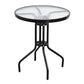 Round Shape Minimalist Style Dining Table Transparent Fixed Table of Glass Clearhalo ' dining_table' 'Dining Tables & Seating' 'Dining Tables' 'furn' 'furn_dining_table' 'Furniture' 'furniture_dining_table' 'Kitchen & Dining Furniture' 'kitchen&dining_furn' 'kitchen' 'kitchen_dining_table' 1200x1200_203b0902-1c93-4fb3-8054-5e0df0a87ddd