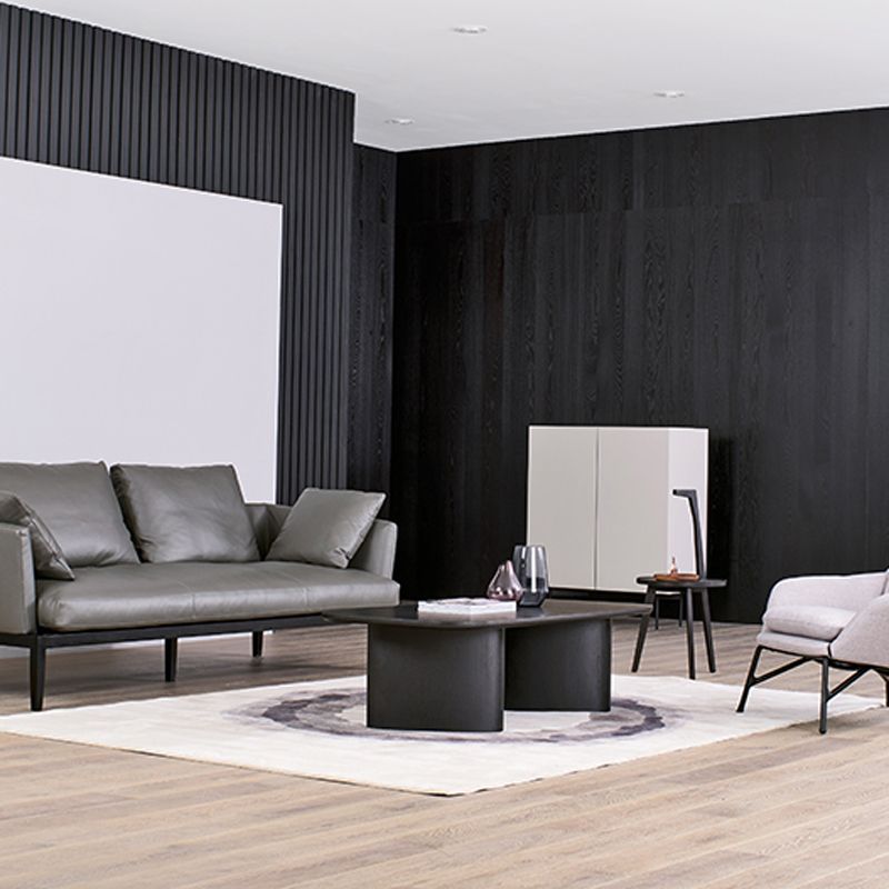 Rechteck Esstisch Massivholz Esstisch mit doppelter Sockel