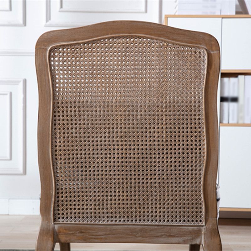 Country Style Dining Arm Chair Solid Back Chair with 4 Wood Legs for Home Use Clearhalo ' kitchen&dining_furn' 'Dining Chairs' 'Dining Tables & Seating' 'dining_chair' 'furn' 'furn_dining_chair' 'Furniture' 'furniture_dining_chair' 'Kitchen & Dining Furniture' 'kitchen' 1200x1200_2043dc98-338d-4276-bbdf-a219a1944bcc