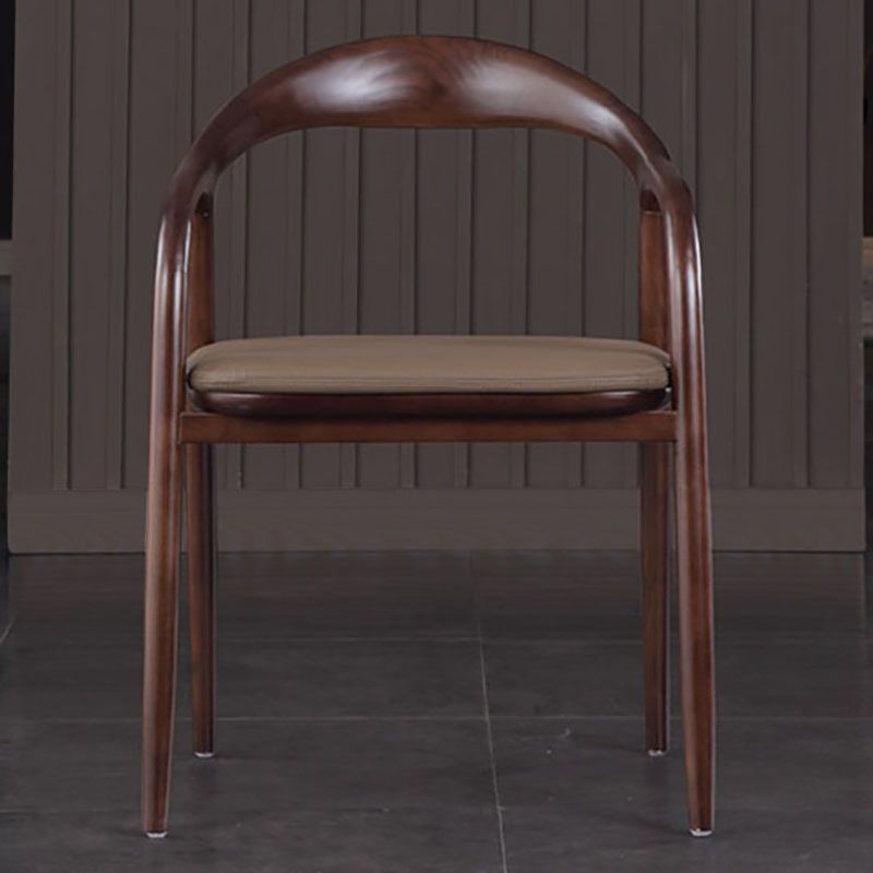 Traditional Solid Back Wood Chair Kitchen Dining Open Back Arm Chairs Set Clearhalo ' kitchen&dining_furn' 'Dining Chairs' 'Dining Tables & Seating' 'dining_chair' 'furn' 'furn_dining_chair' 'Furniture' 'furniture_dining_chair' 'Kitchen & Dining Furniture' 'kitchen' 1200x1200_20443aed-20f6-4f59-a849-24613184cd3f