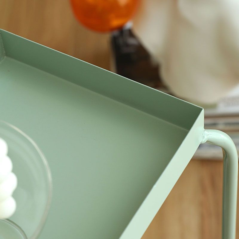 Contemporary Open Storage Bedside Cabinet Metal Accent Table Nightstand with Legs Clearhalo 'Bedroom Furniture' 'furn' 'furn_night_stand' 'Furniture' 'night_stand' 'Nightstands' 1200x1200_2046df2d-2d30-4272-99a4-5ed082b8aacd