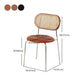 Open Back Side Chair Industrial Armless PU Leather Dining Chairs Clearhalo 'Dining Chairs' 'Dining Tables & Seating' 'dining_chair' 'furn' 'furn_dining_chair' 'Furniture' 'Kitchen & Dining Furniture' 1200x1200_2047008b-bdf6-4ca8-97df-b70331bd218a