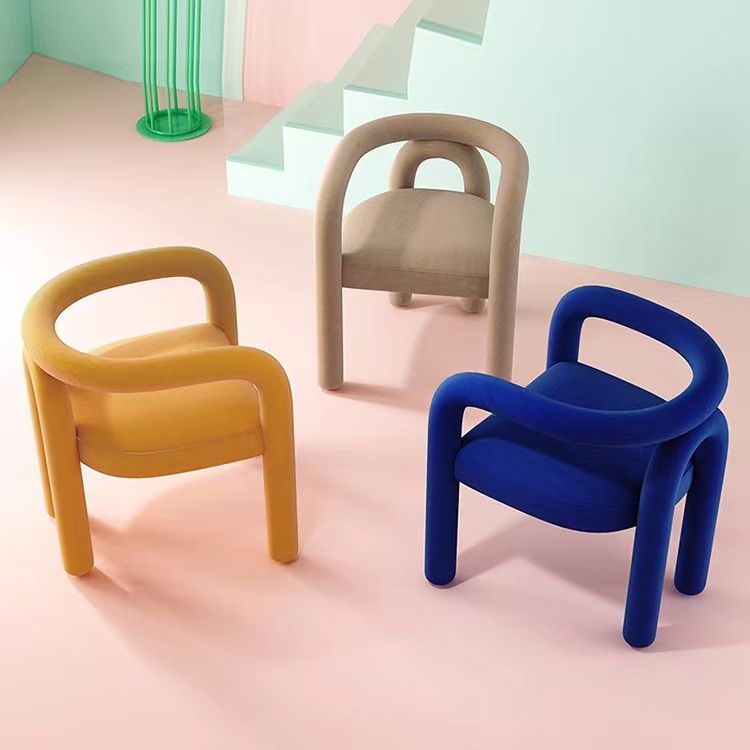 Sedia da pranzo a goccia per sala da pranzo in stile contemporaneo