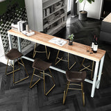 Gevormde stoelbarkrukken metalen eetgelegen met metalen basis