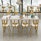 Faux Marble Bar Height Table Modern Style Bistro Table for Living Room Clearhalo 'Bar Furniture' 'Bar Tables' 'bar_tables' 'furn' 'furn_bar_tables' 'Furniture' 'Kitchen & Dining Furniture' 1200x1200_205c10a4-6f5b-42a1-a046-47334b2e466c