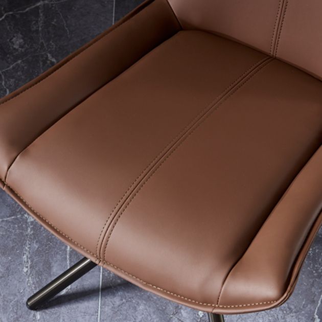 Industrial Style Solid Back Dining Side Chairs Leather Dining Chairs for Kitchen Clearhalo ' kitchen&dining_furn' 'Dining Chairs' 'Dining Tables & Seating' 'dining_chair' 'furn' 'furn_dining_chair' 'Furniture' 'furniture_dining_chair' 'Kitchen & Dining Furniture' 'kitchen' 1200x1200_205cb175-1ea4-4e23-8f61-2cfefa4da77c